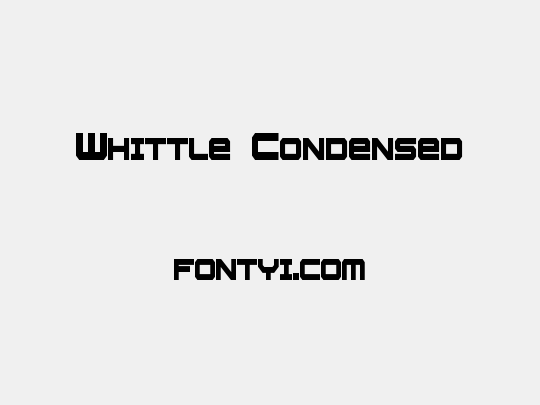 Whittle Condensed