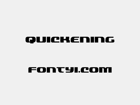 Quickening