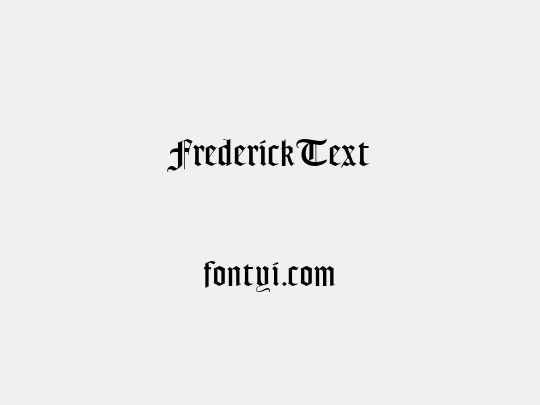 FrederickText