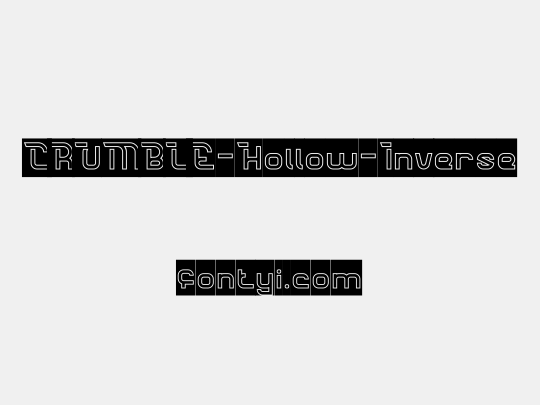 CRUMBLE-Hollow-Inverse