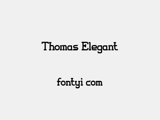 Thomas Elegant