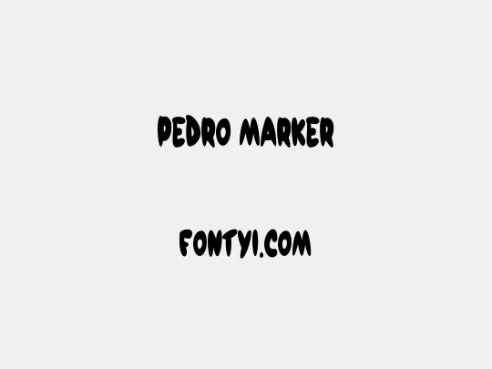 Pedro Marker