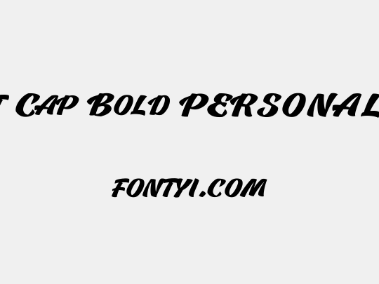 Casat Cap Bold PERSONAL USE