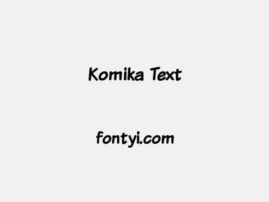 Komika Text