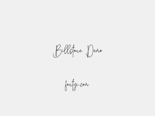Billstone Demo