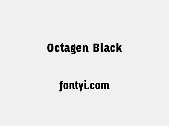 Octagen Black
