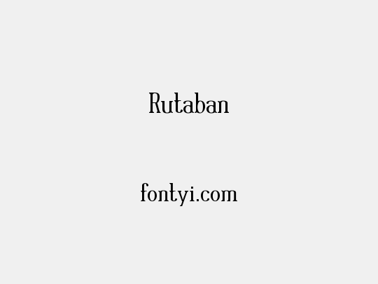 Rutaban