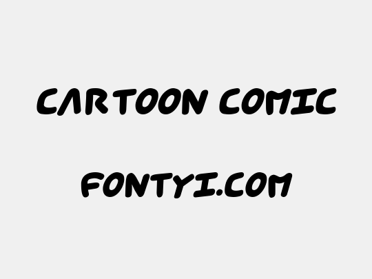 Cartoon Comic