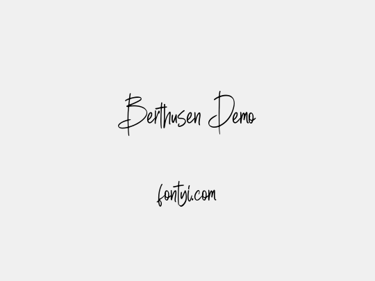 Berthusen Demo