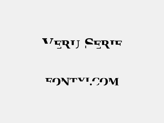 Veru Serif