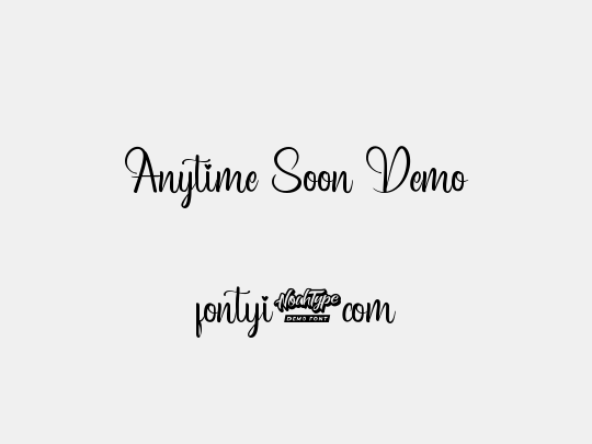 Anytime Soon Demo