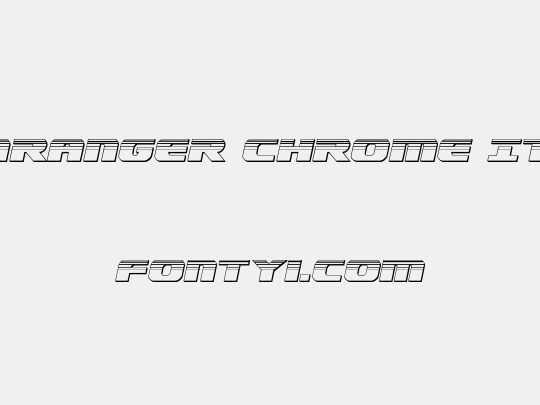 Dekaranger Chrome Italic