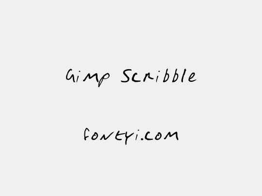 Gimp Scribble