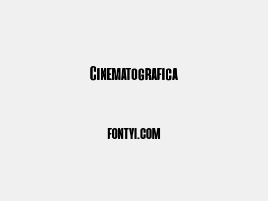 Cinematografica