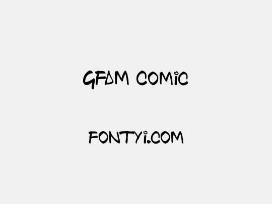 GFAM Comic