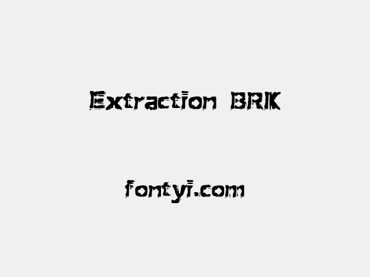 Extraction BRK