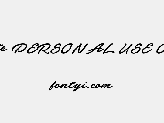 Elevate PERSONAL USE ONLY