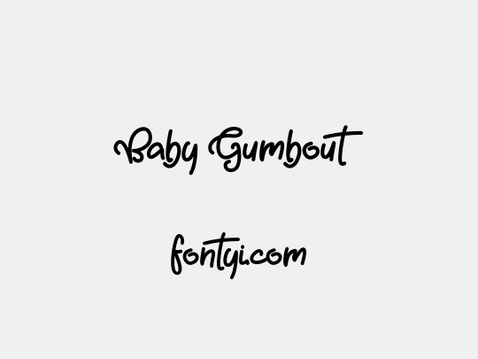 Baby Gumbout