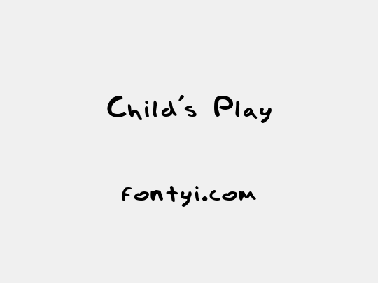 Child's Play