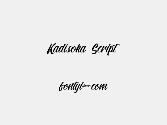 Kadisoka Script