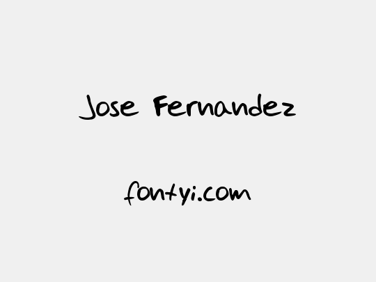 Jose Fernandez