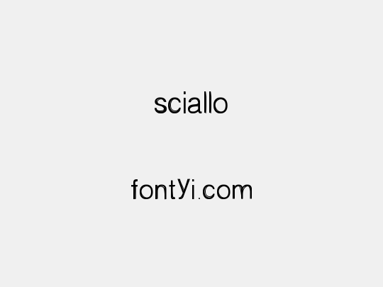 sciallo