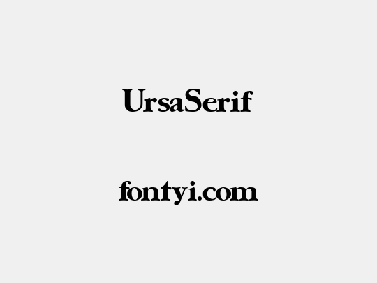 UrsaSerif