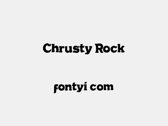 Chrusty Rock