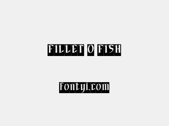 FILLET O FISH