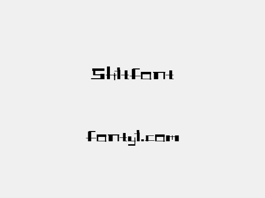 Shitfont