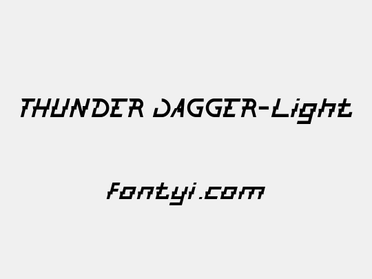 THUNDER JAGGER-Light