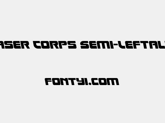 Laser Corps Semi-Leftalic