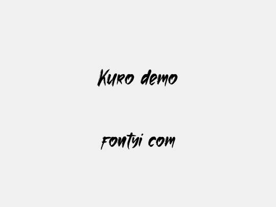 Kuro demo