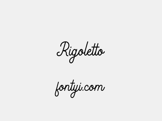Rigoletto