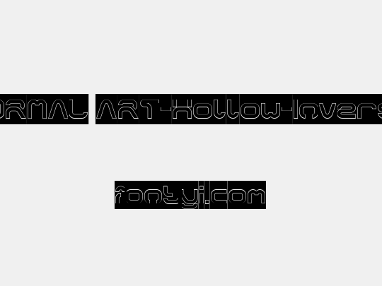 FORMAL ART-Hollow-Inverse