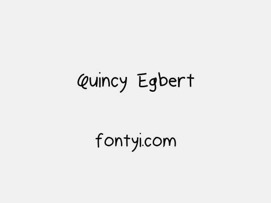 Quincy Egbert