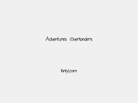 Adventures  Overlanders