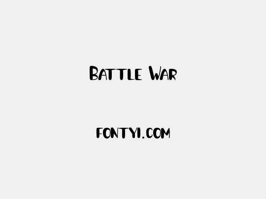 Battle War