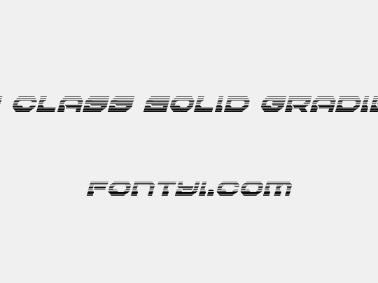 Pulsar Class Solid Gradient Italic