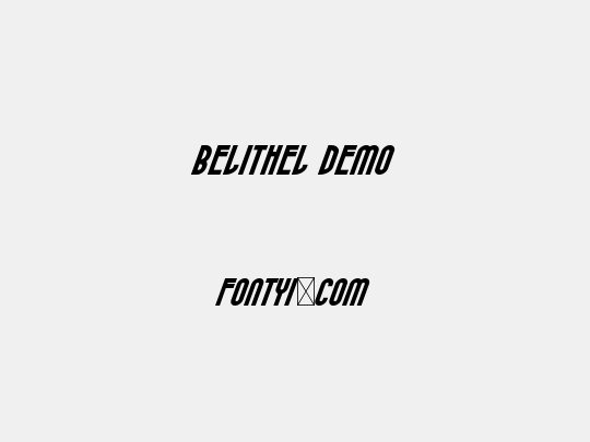 Belithel Demo