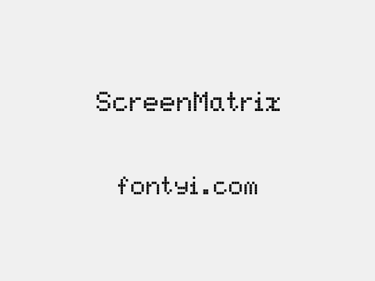 ScreenMatrix