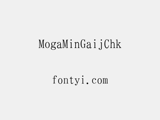 MogaMinGaijChk