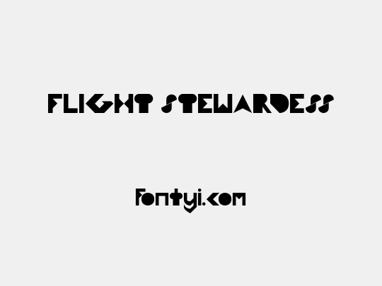 FLIGHT STEWARDESS