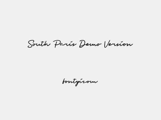 South Paris Demo Version