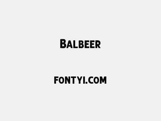 Balbeer