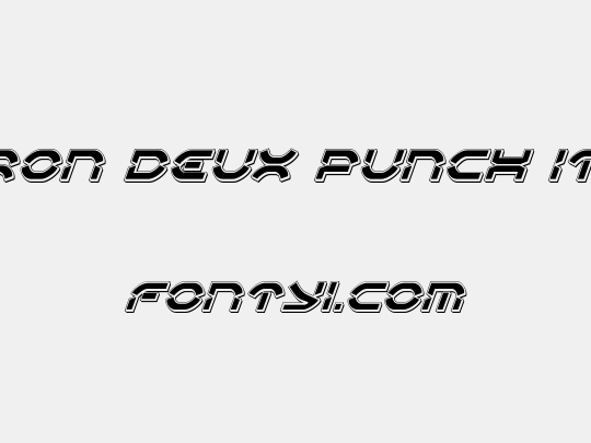 Oberon Deux Punch Italic