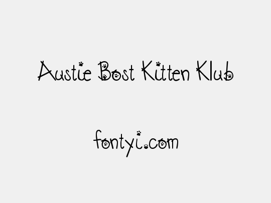 Austie Bost Kitten Klub