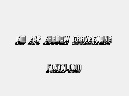GM Exp Shadow Gravestone