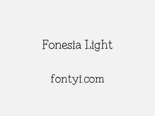 Fonesia Light