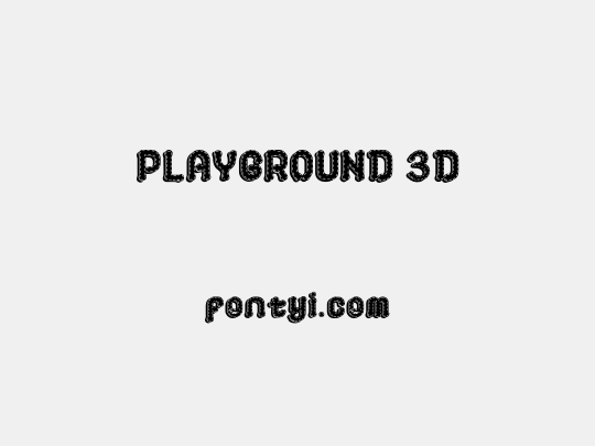 PLAYGROUND 3D